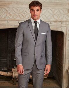 BLACKTIE ATHENS Grey Wedding Suit Grey Tuxedo