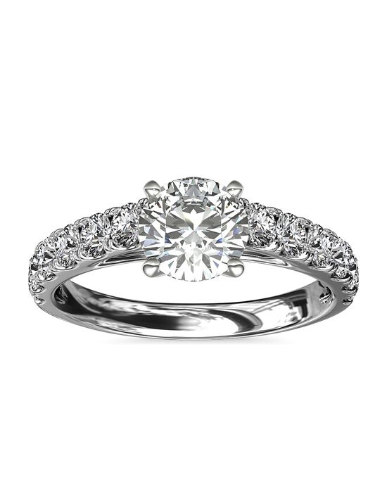 Blue Nile Round Cut Engagement Ring - 1