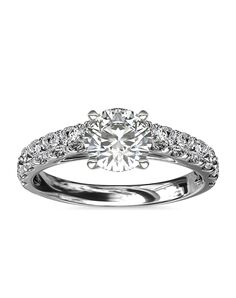 Blue Nile Round Cut Engagement Ring