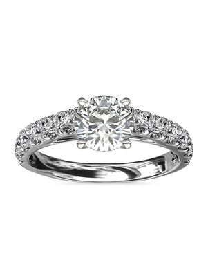 Blue Nile Round Cut Engagement Ring