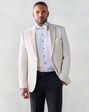 The Black Tux White Dinner Jacket Tuxedo Ivory Tuxedo - thumbnail - 4