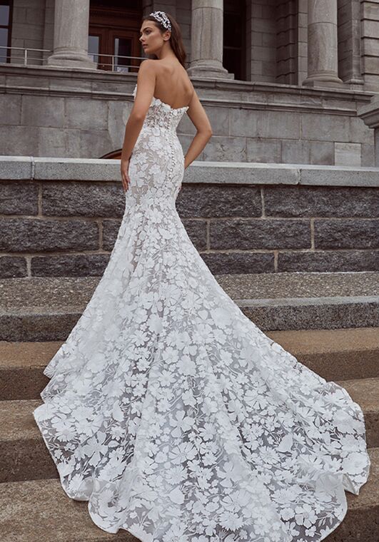 Calla Blanche 124121 Nailah Mermaid and Trumpet Wedding Dress - 4