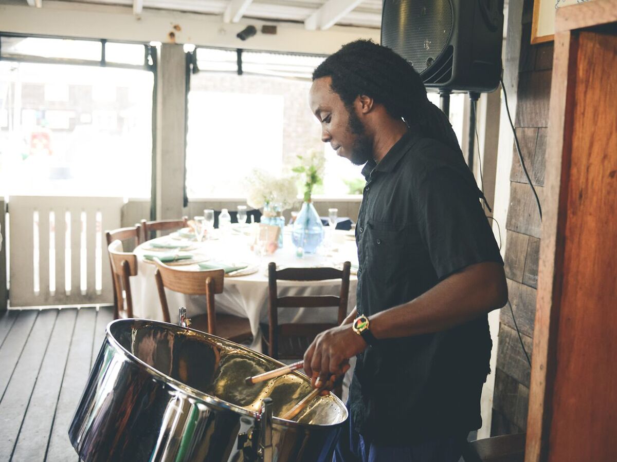 steel drum performer