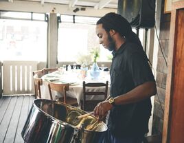 steel drum performer