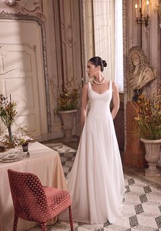 Justin Alexander Lupita A-Line Wedding Dress