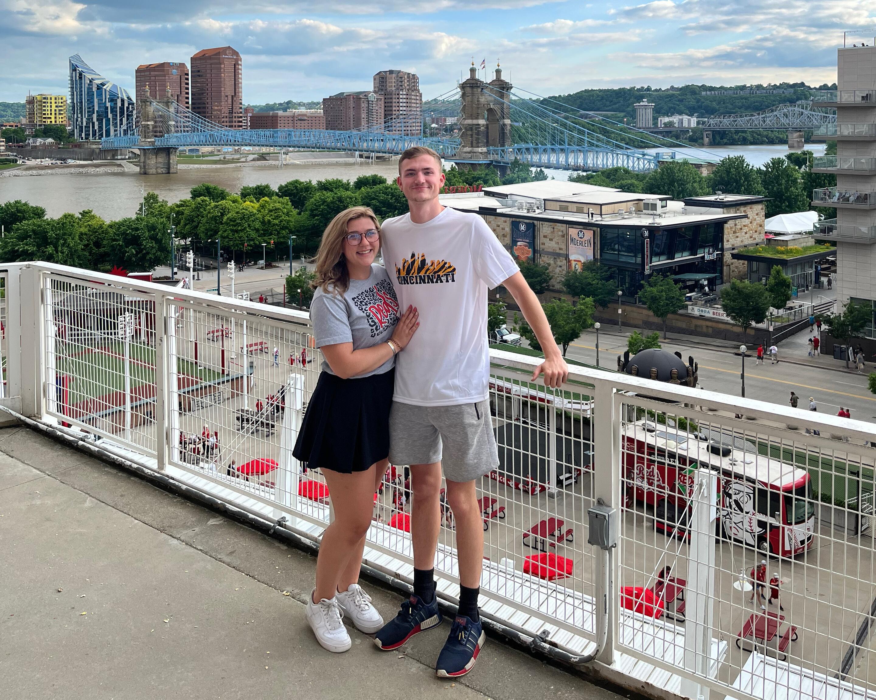 Picture of Our First Reds Game!