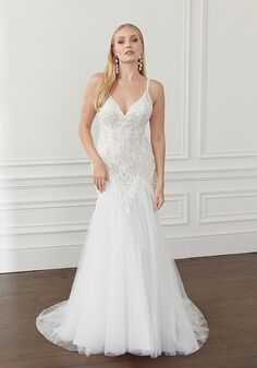 Sincerity Bridal 44378 Trumpet Wedding Dress