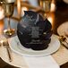 Black Monsterra Leaf Menu Card