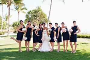Jenny Yoo Navy Blue Bridesmaid Dresses