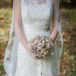 DIY Paper Rose and Brooch Bridal Bouquet
