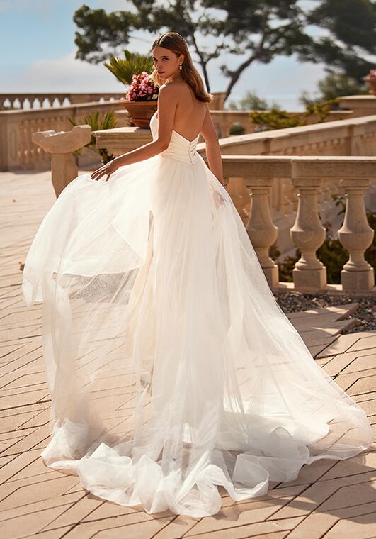Moonlight Collection J6919 Mermaid and Trumpet Wedding Dress - 2