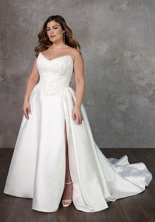 Essense of Australia D4332+ A-Line Wedding Dress - 4