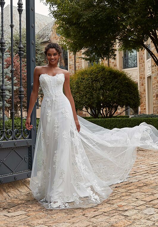 Morilee by Madeline Gardner Pandora, 2618 A-Line Wedding Dress - 5