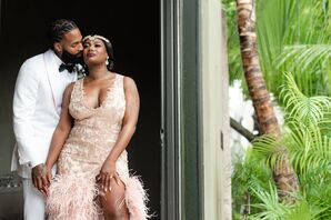 Wedding Couple Portraits at Casa Malca in Tulum, Mexico