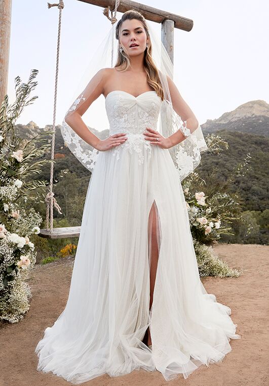 Beloved by Casablanca Bridal BL412 Winter A-Line Wedding Dress - 2