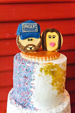 Illustrated Custom Cookie Cake Topper