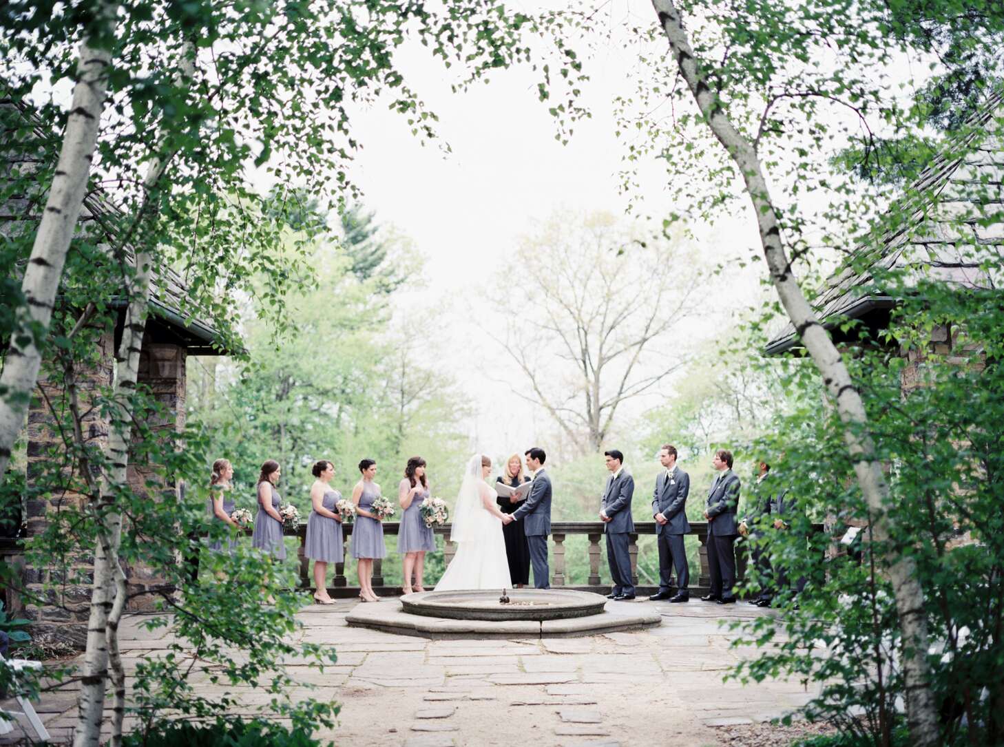 Lavender Knee-Length Bridesmaid Dresses