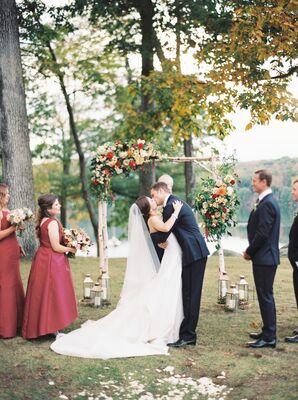 First Kiss at Tuxedo Park in Tuxedo, New York