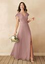 AW Bridal AW Kathy Dress V-Neck Bridesmaid Dress - thumbnail - 6