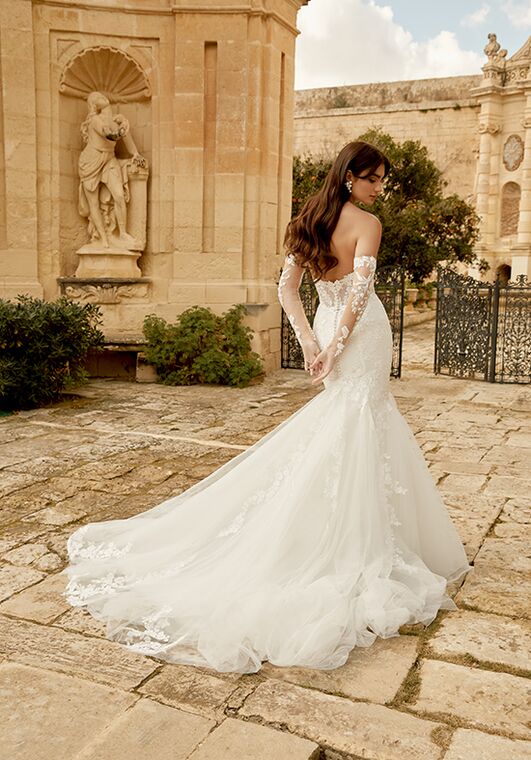 Sincerity Bridal 44481 Mermaid and Trumpet Wedding Dress - 4