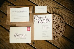 Kraft Paper Invitation Suite