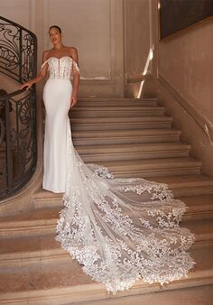 Val Stefani Dawn Mermaid and Trumpet Wedding Dress