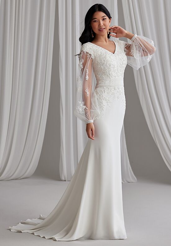 Rebecca Ingram TATUM LEIGH Sheath Wedding Dress - 1