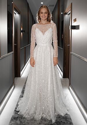 Olivia Bottega 2 in 1 Sparkly Wedding Dress Tirion A-Line Wedding Dress