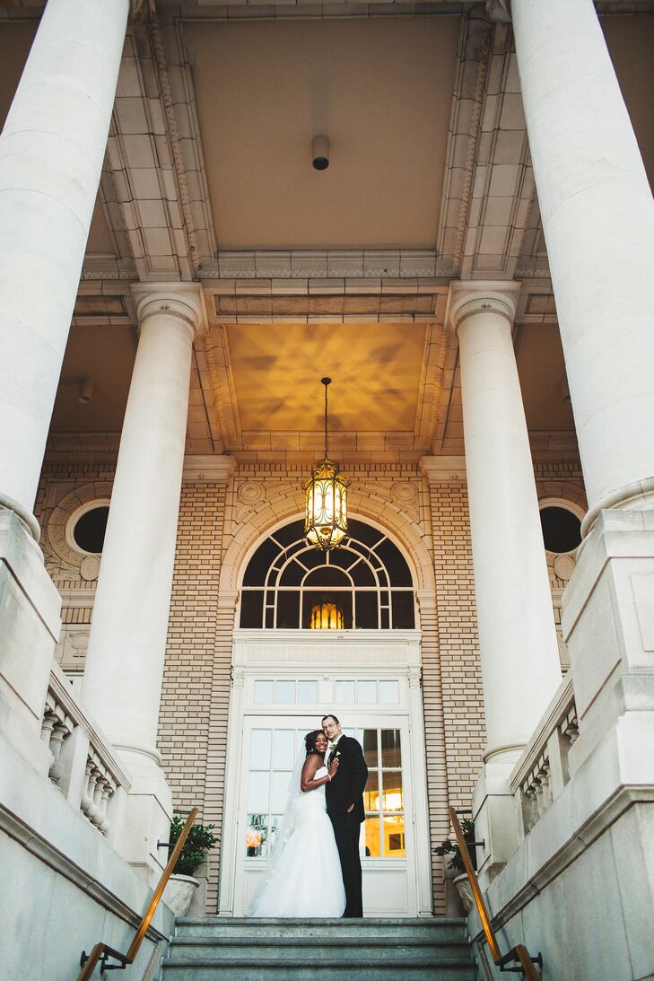 “Since we were having friends and family from all over the world, we wanted to give them a taste of the sophistication that can be found in the South,” Rachel says of the posh Georgian Terrace in Atlanta, Georgia. “What better way to do that than being married at one of Georgia’s most iconic locations.”