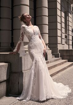 Maggie Sottero SAIGE Fit-and-Flare Wedding Dress