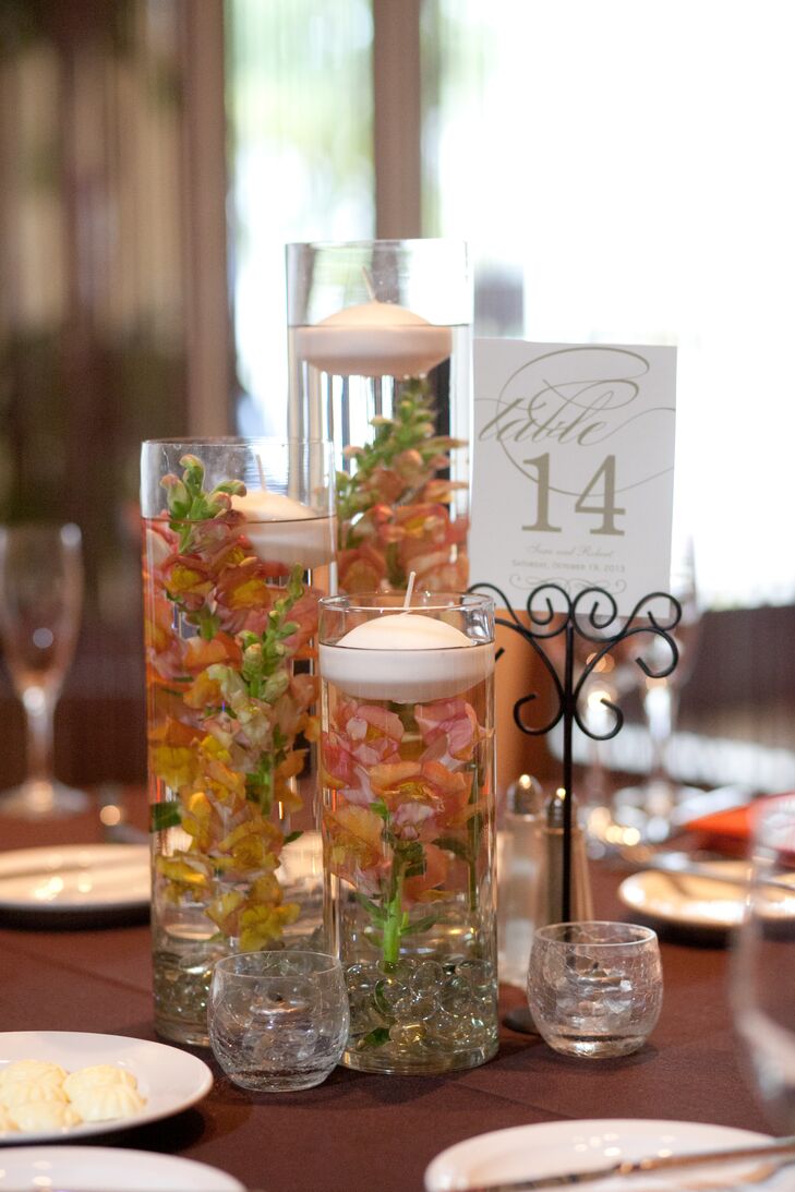 Submerged Floral Centerpieces