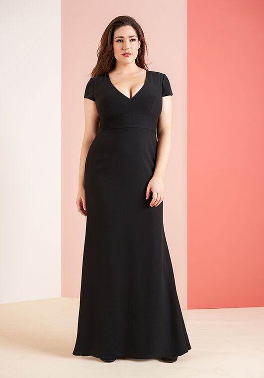 JASMINE P226058 V-Neck Bridesmaid Dress - 2