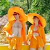 The Couple at This Colorful Napa Wedding Wore 18 Different Outfits and Walked a 500-Foot Pink Aisle