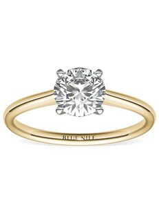Blue Nile Round Cut Engagement Ring