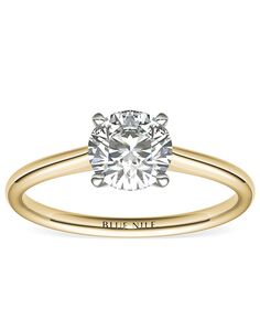 Blue Nile Round Cut Engagement Ring