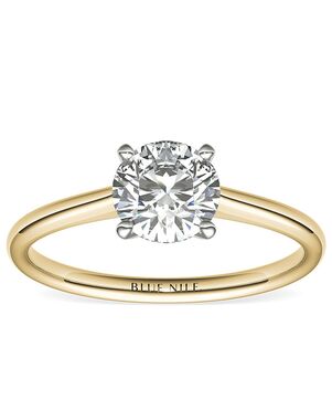 Blue Nile Round Cut Engagement Ring