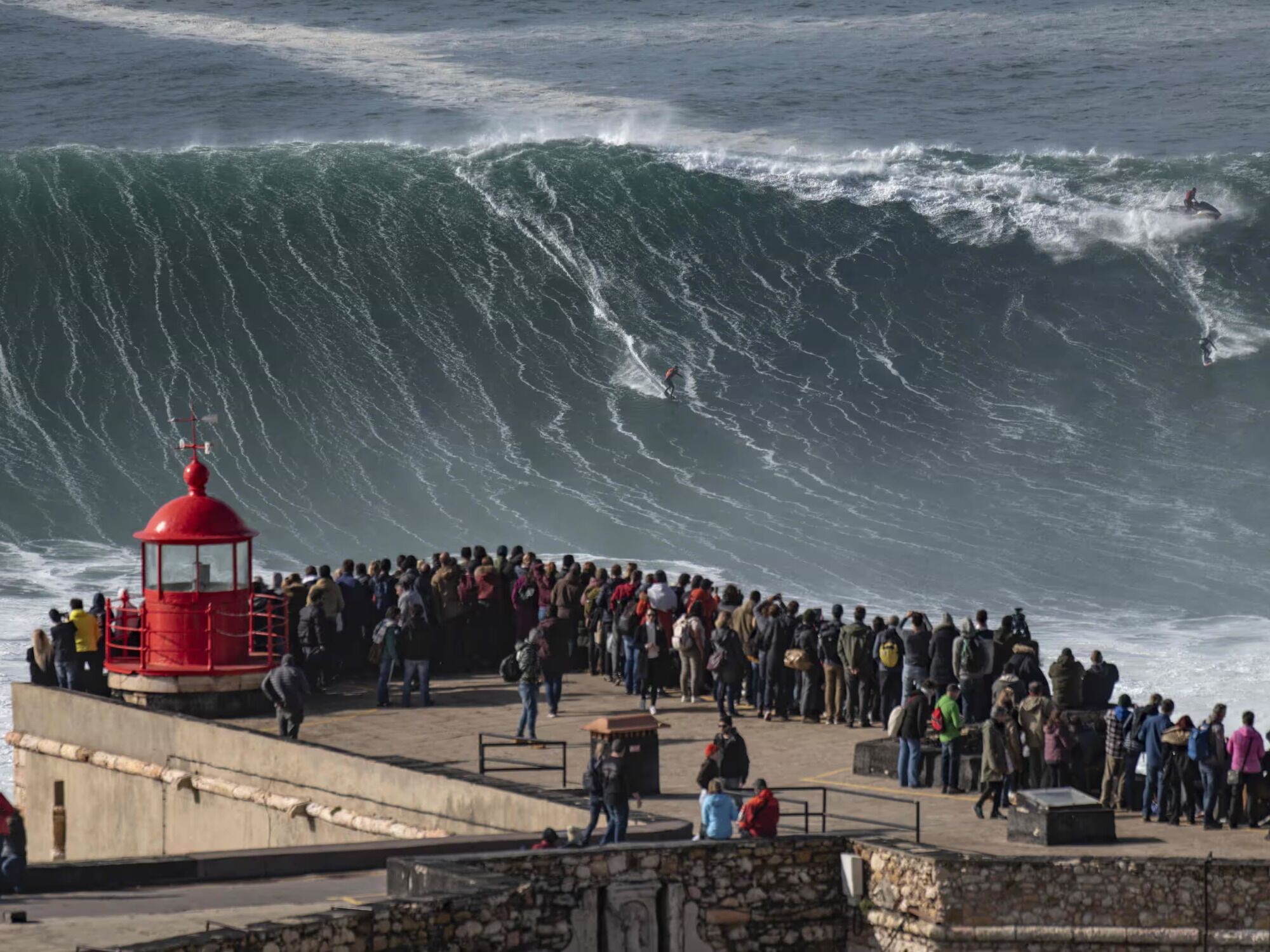 Picture of Beach | Nazare, Praia do Norte (Biggest Waves in the World)