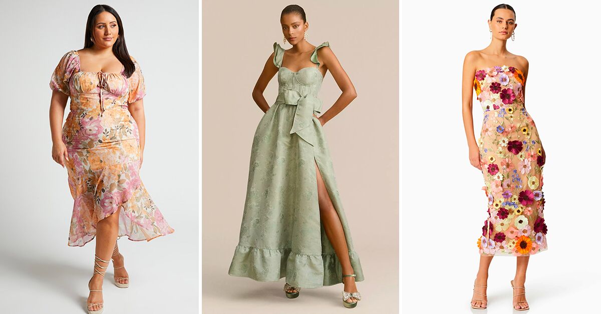 spring dresses for wedding guest