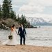 Bohemian Couple at Round Hill Pines Beach in Zephyr Cove, Nevada