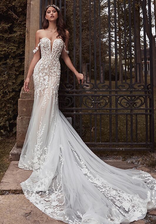 Calla Blanche 121101 Lilia Mermaid and Trumpet Wedding Dress - 5