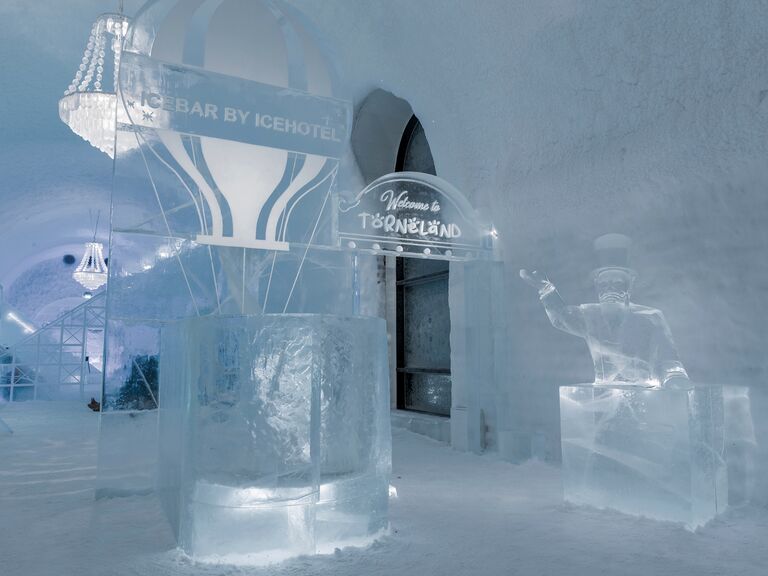 IceHotel in Jukkasjarvi, Sweden