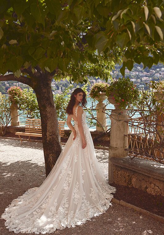 Justin Alexander Isley A-Line Wedding Dress - 6