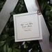 Glamorous Escort Card Display on Leaf Wall