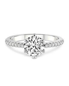 Friendly Diamonds Elegant Princess, Asscher, Cushion, Emerald, Marquise, Pear, Radiant, Round, Oval Cut Engagement Ring