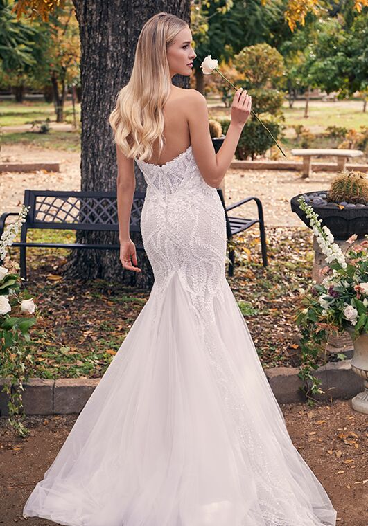 Casablanca Bridal Style 2531 Brooks Fit-and-Flare Wedding Dress - 6