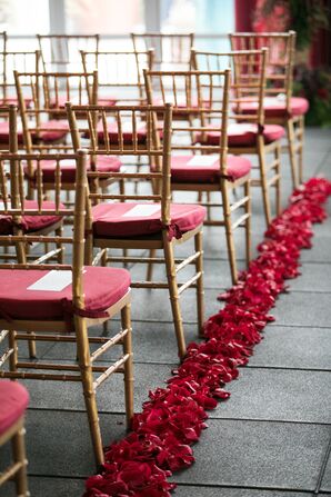 Red and Gold Chiavari Chairs