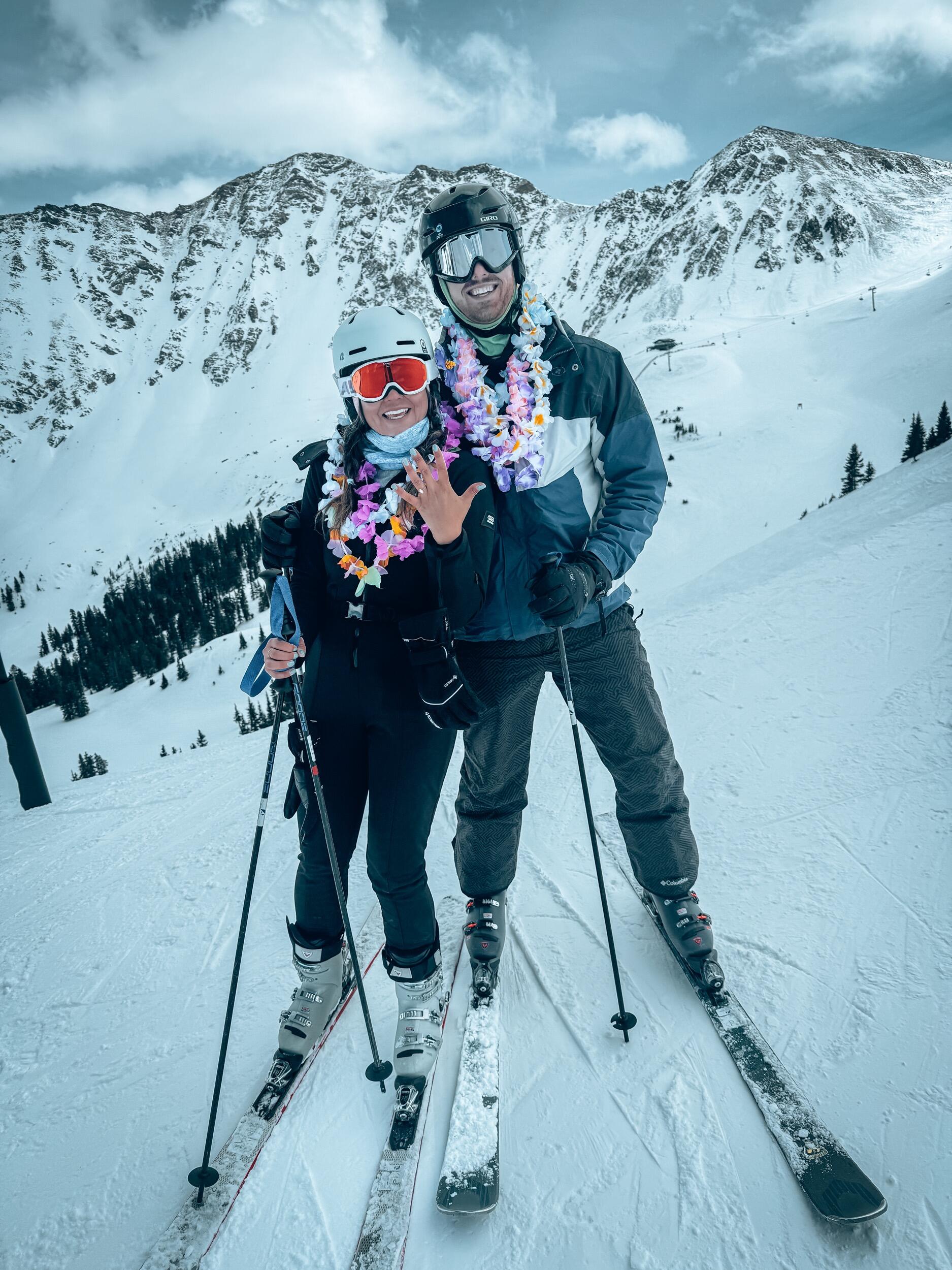 Back to CO to ski as fiancé's!