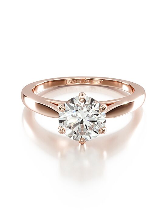 James Allen Round Cut Engagement Ring - 1
