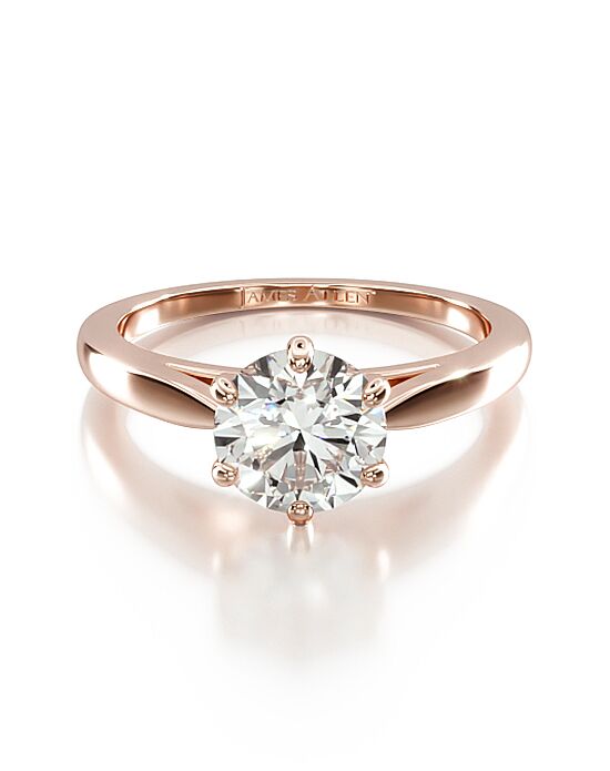 James Allen Round Cut Engagement Ring - 1