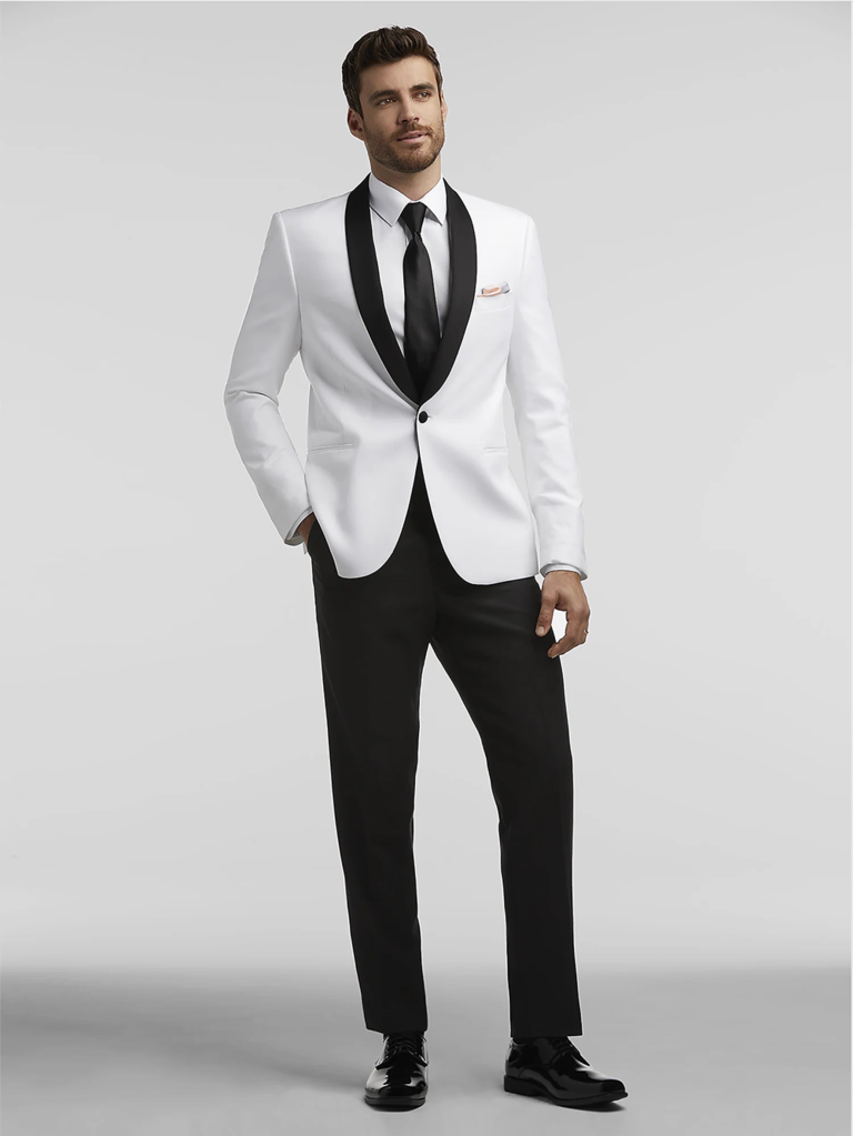 22 White Wedding Tuxedos That Are Undeniably Cool